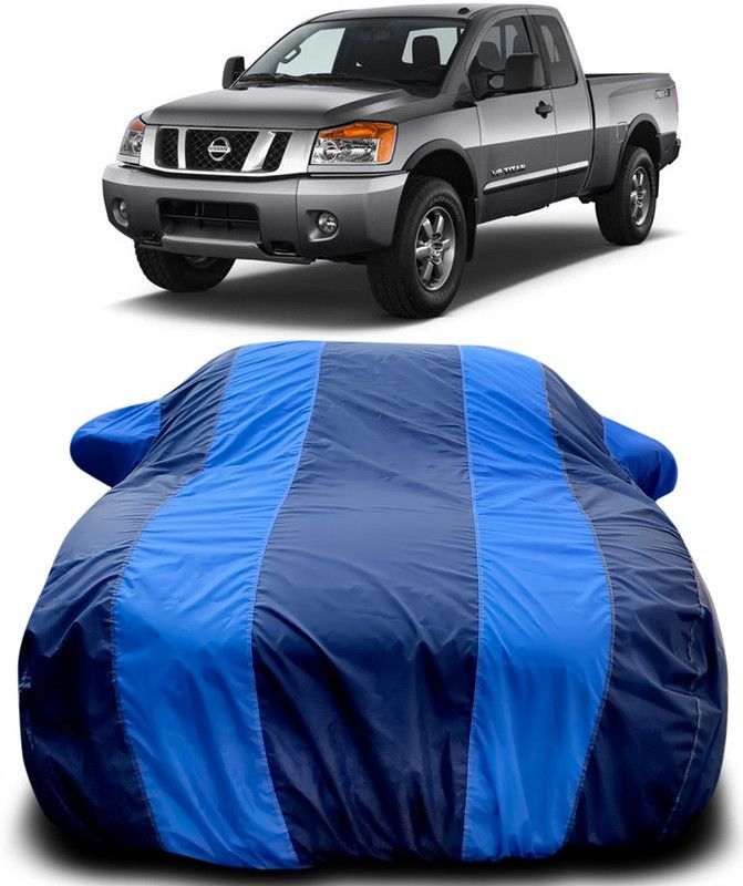Dvis Car Cover For Nissan Titan (With Mirror Pockets)  (Blue, Blue)