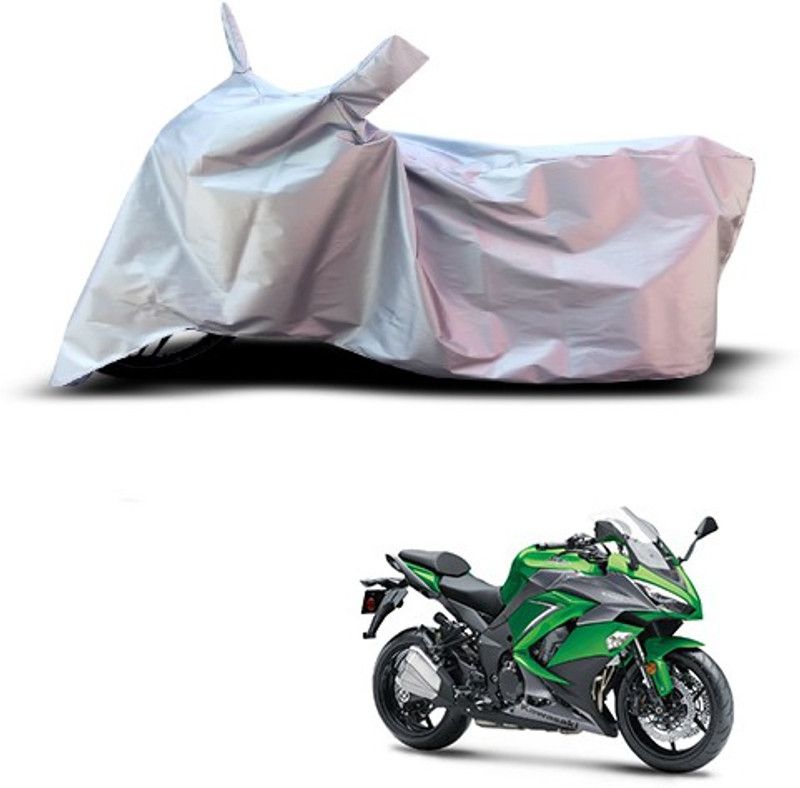 APNEK Waterproof Two Wheeler Cover for Kawasaki  (Ninja 1000, Silver)