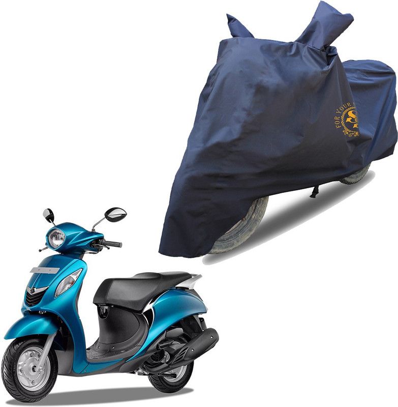 SS FOR YOUR SMART NEEDS Waterproof Two Wheeler Cover for Yamaha  (Fascino, Blue)