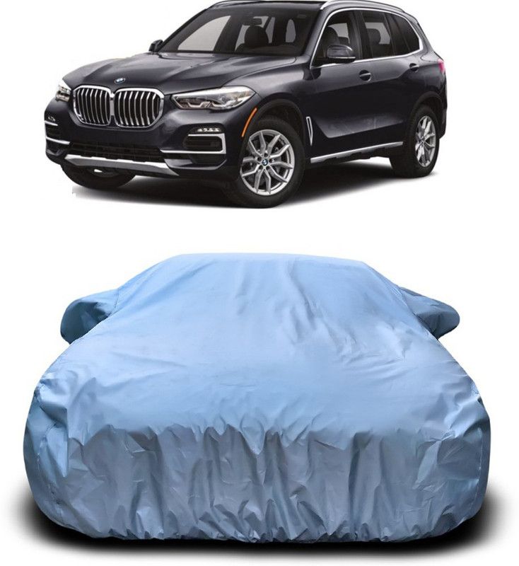 Genipap Car Cover For BMW X5 (With Mirror Pockets)  (Silver)