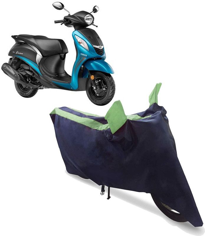 EXOME Two Wheeler Cover for Yamaha  (Fascino, Green)
