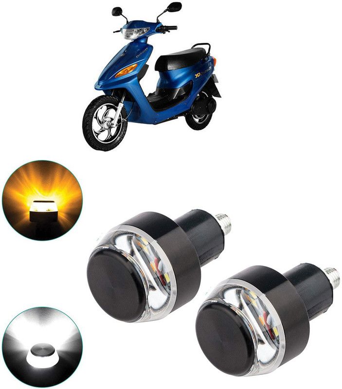ACTOVISH DOUBLE COLOR BLINKING HANDLE LIGHT-95 Fog Lamp, Indicator Light, Tail Light, Side Marker, Headlight Motorbike LED (12 V, 15 W)  (Yo Electron, Pack of 2)