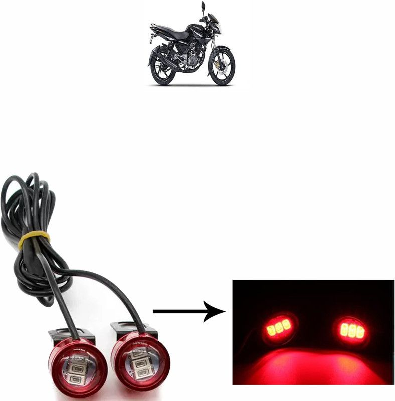 Vagary WATERPROOF BLINKING LIGHT WITH 3 MODES-105 Brake Light, Tail Light, License Plate Light, Parking Light Motorbike LED for Bajaj (12 V, 10 W)  (Pulsar 135 LS, Pack of 2)