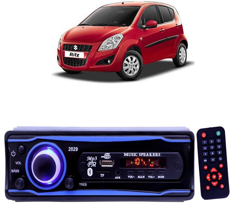 Genipap Blue 2029 USB/AUX/SD/BLUETOOTH/FM/MP3 BOOM MASTER STANDARD- G 328 Car Stereo  (Single Din)