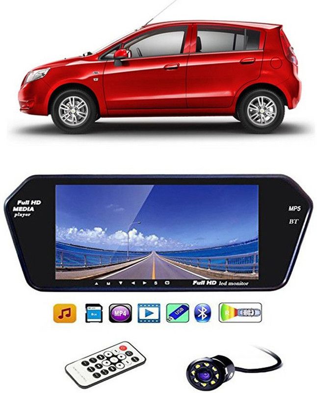 Enfield Works 7InchFull HD Touch Screen Bluetooth LED Screen & LED Reverse Camera E-3501 FullHD Touch Screen Bluetooth LED Screen&+8 LED Reverse Camera E-3501 Vehicle Camera System