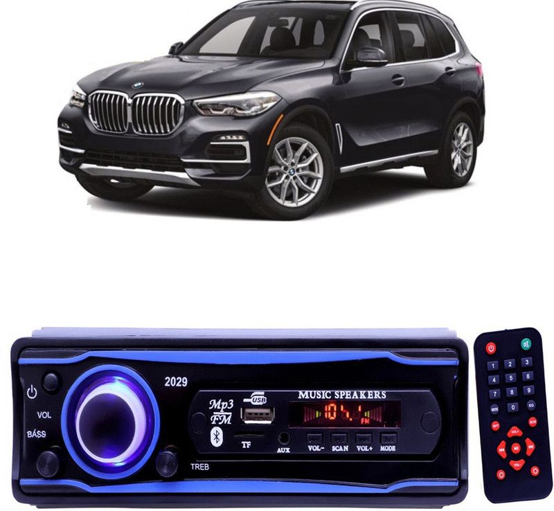 YUNEIK Blue 2029 USB/AUX/SD/BLUETOOTH/FM/MP3 BOOM MASTER STANDARD- Y 75 Car Stereo  (Single Din)