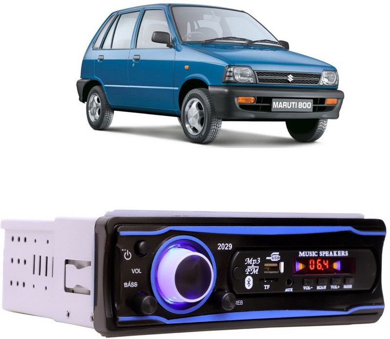 JBRIDERZ Blue Stereo-2029 BLUETOOTH/USB/SD/AUX/FM/MP3 (BLUE & Black)-309 Car Stereo  (Single Din)