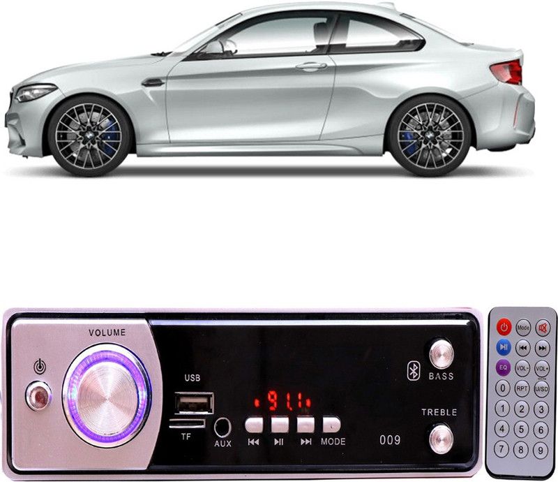 JBRIDERZ Silver009 BLUETOOTH/USB/SD/AUX/FM/MP3 Car Stereo ( Single Din) B-64 Car Stereo  (Single Din)