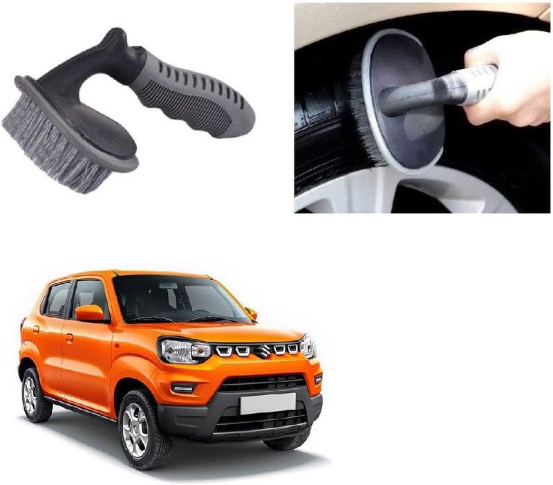 SPREADX Alloy Wheel Tire Car Rim Tyre Cleaning Brush suitable for Maruti Suzuki S-Presso 300 g Wheel Tire Cleaner  (Pack of 1)