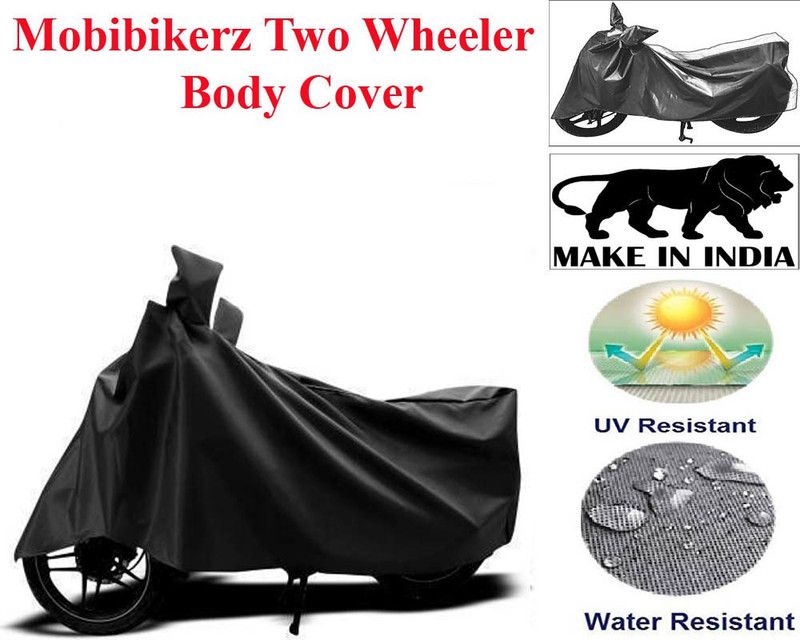 mobibikerz Two Wheeler Cover for Honda  (CD, Black)