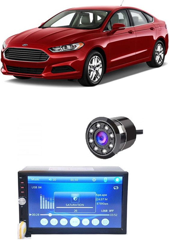 JBRIDERZ FIX BT SCREEN WITH LED CAMERA FOR ALL CARS E 136 Car Stereo  (Double Din)