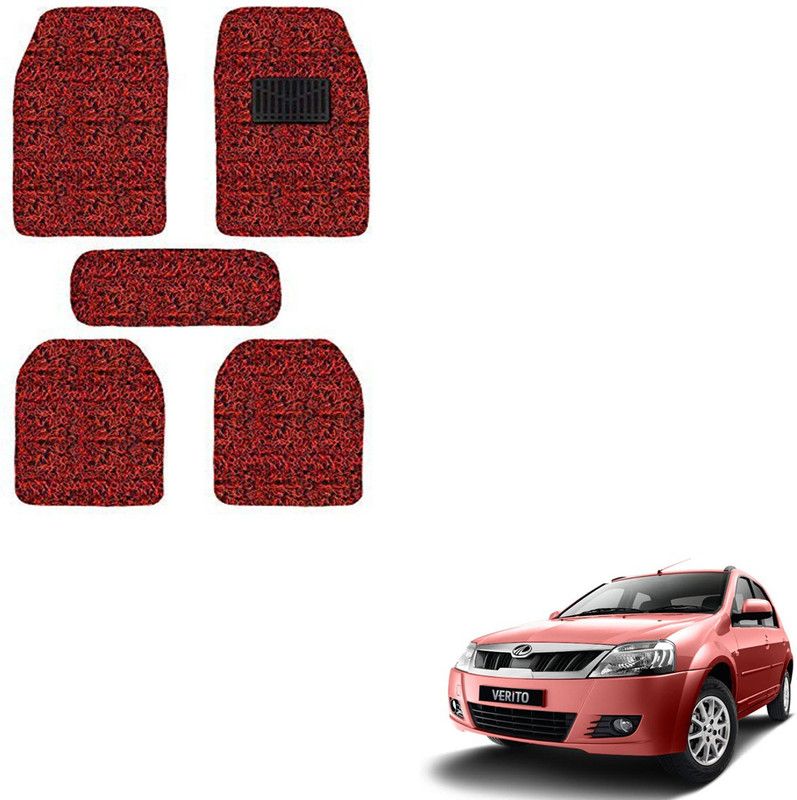 SEMAPHORE Sponge Standard Mat For Mahindra Verito  (Red, Black)
