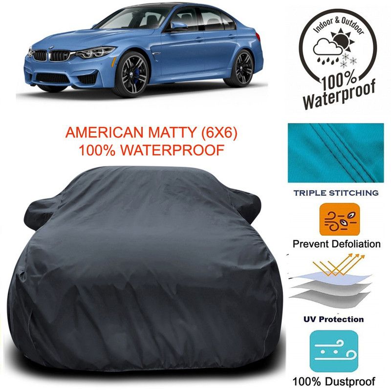 Dvis Car Cover For BMW M3 (With Mirror Pockets)  (Grey)