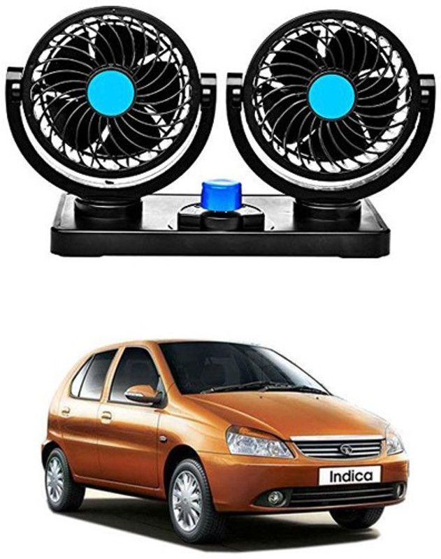 RKPSP 360 Degree Car Fan - 12V,Dual Head Fans,Car dashboard fan For Indica Car Interior Fan  (12 V)