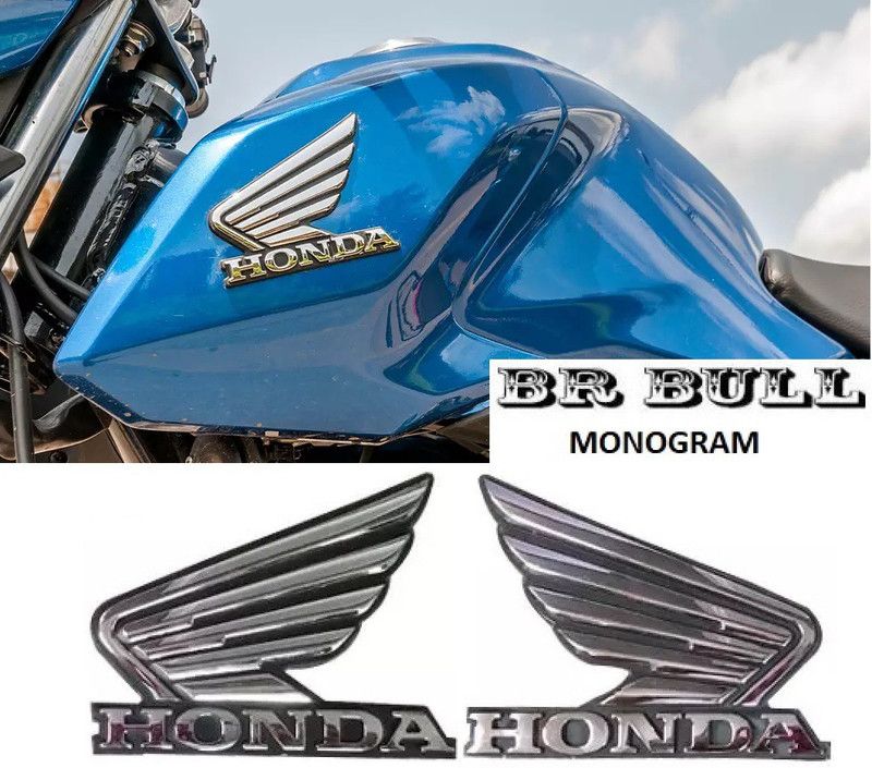 BR BULL Emblem for Bike  (Silver)
