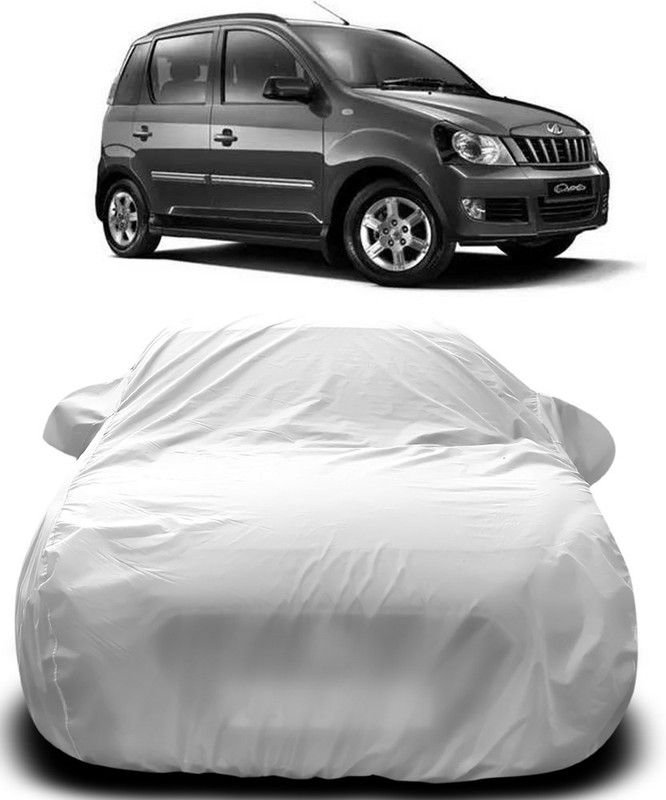 MoTRoX Car Cover For Mahindra Quanto (With Mirror Pockets)  (Silver)