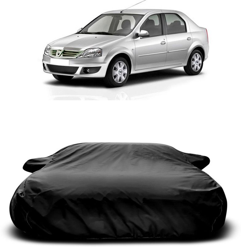 Ascension Car Cover For Mahindra Verito (With Mirror Pockets)  (Black)