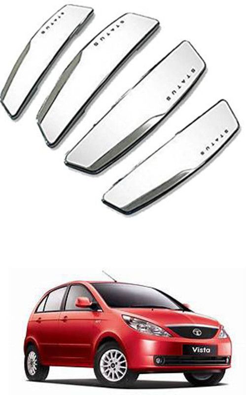 APICAL Plastic Car Door Guard  (White, Pack of 4, Tata, Vista)