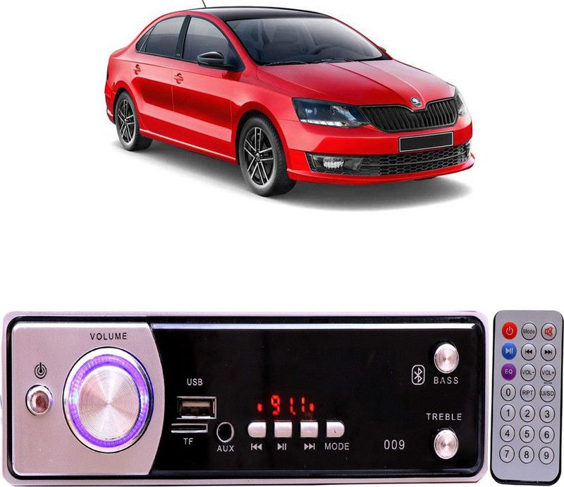 Genipap Silver009 BLUETOOTH/USB/SD/AUX/FM/MP3 Car Stereo ( Single Din) -489 Car Stereo  (Single Din)