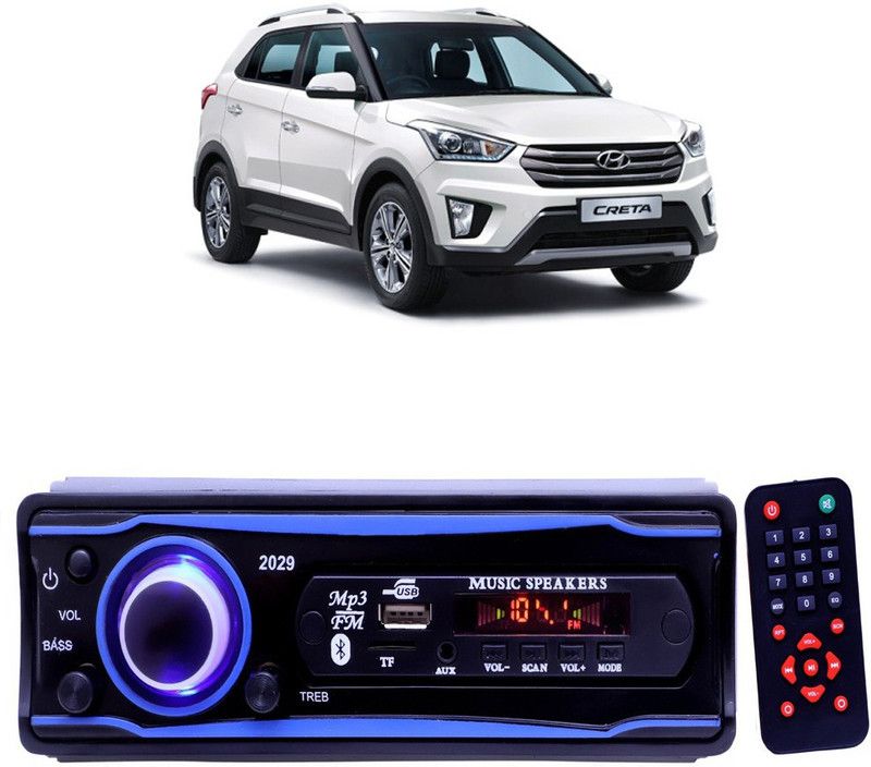 Purpleheart Blue 2029 USB/AUX/SD/BLUETOOTH/FM/MP3 BOOM MASTER STANDARD- P174 Car Stereo  (Single Din)