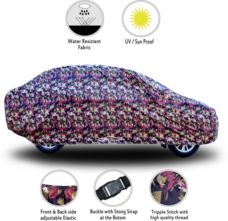 XAFO Car Cover For Audi A8 (With Mirror Pockets)  (Multicolor)