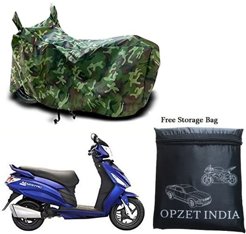 OPZET INDIA Waterproof Two Wheeler Cover for Hero  (Maestro Edge, Green)