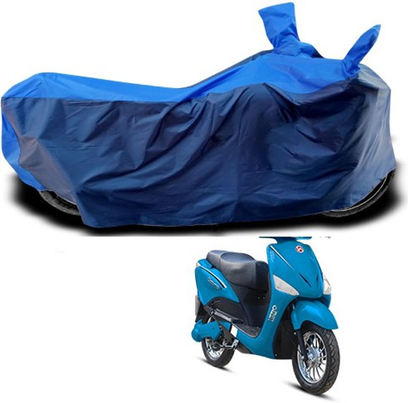 APNEK Waterproof Two Wheeler Cover for Hero  (Electric Optima, Blue)