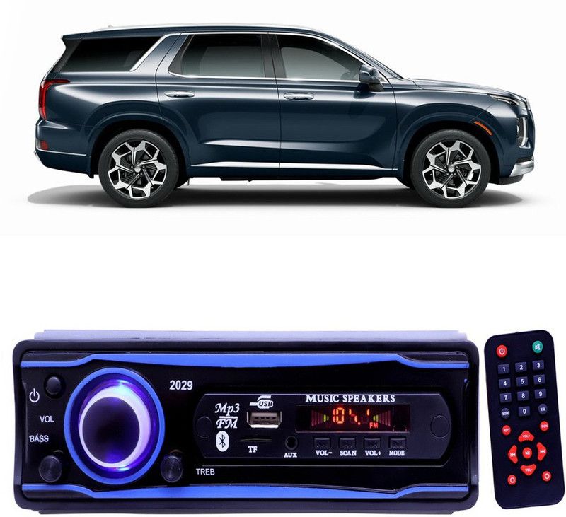 YUNEIK Blue 2029 USB/AUX/SD/BLUETOOTH/FM/MP3 BOOM MASTER STANDARD- Y 192 Car Stereo  (Single Din)
