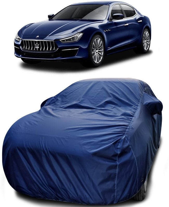 CoNNexXxionS Car Cover For Maserati Ghibli (With Mirror Pockets)  (Blue)