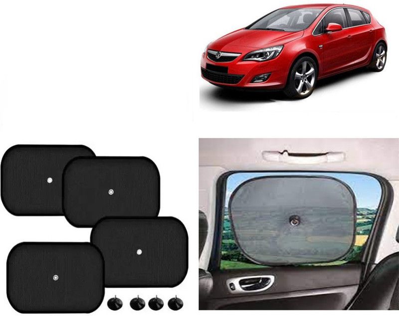 FINCOSTA Side Window Sun Shade For Opel Astra  (Black)