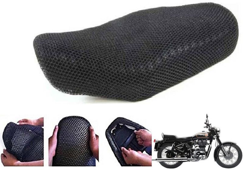 Shopland SEAT-COVER-NET-268SL Single Bike Seat Cover For Royal Enfield Twin spark