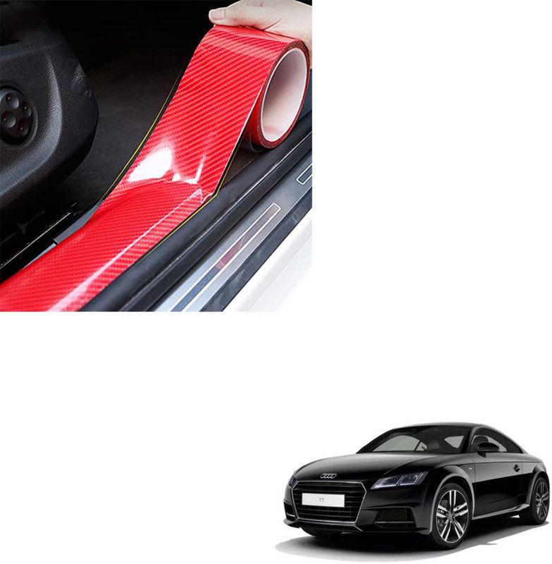SEMAPHORE Plastic Car Door Guard  (Red, Pack of 1, Audi, TT)
