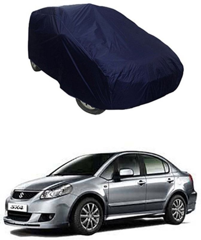 THE REAL ARV Car Cover For Maruti Suzuki SX4 (With Mirror Pockets)  (Blue)
