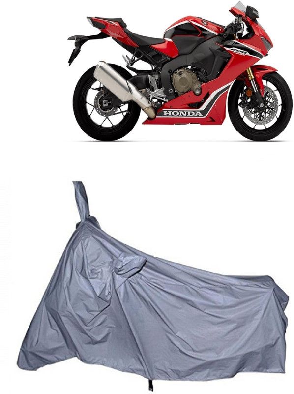 SHIVRAT Two Wheeler Cover for Bajaj  (Pulsar RS 200, Silver)