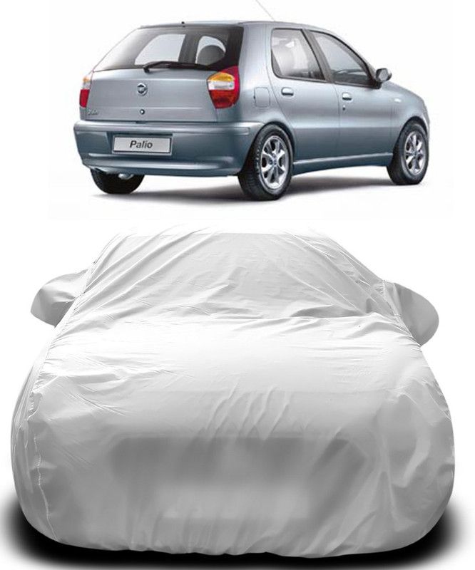 APNEK Car Cover For Fiat Palio NV (With Mirror Pockets)  (Silver)