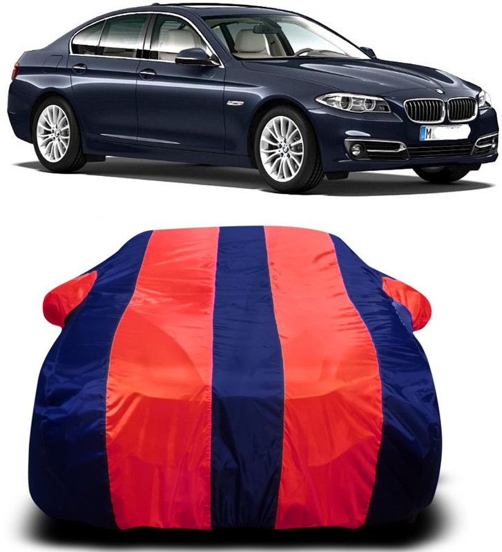 AUTOGARH Car Cover For BMW 520d (With Mirror Pockets)  (Red, Blue)