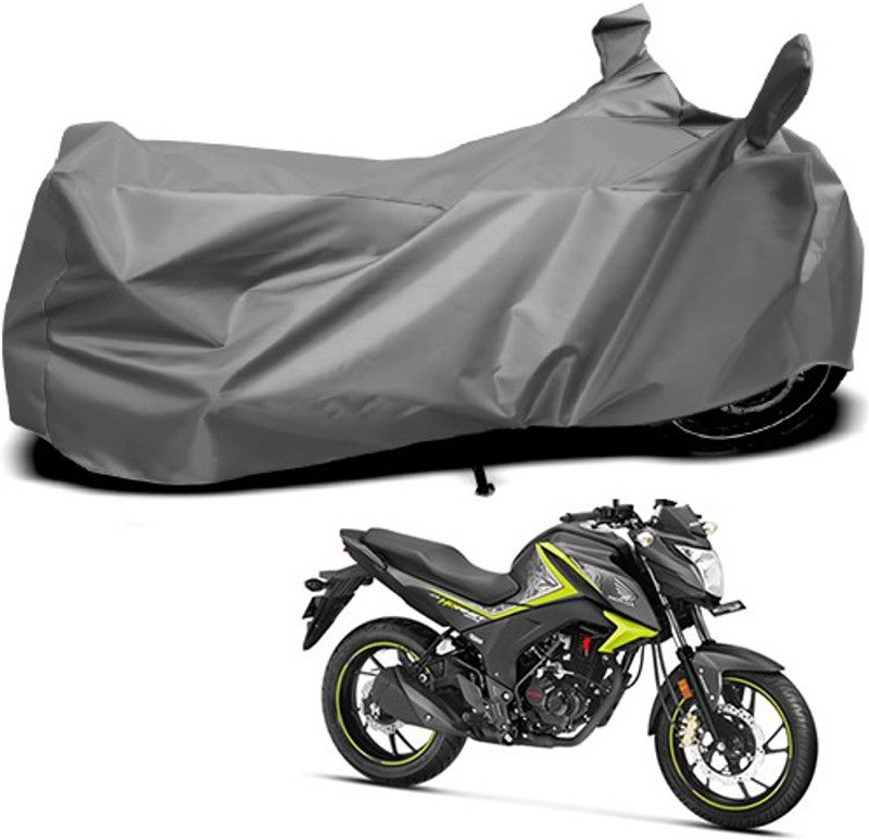 Gavya Waterproof Two Wheeler Cover for Honda  (CB Hornet 160, Grey)