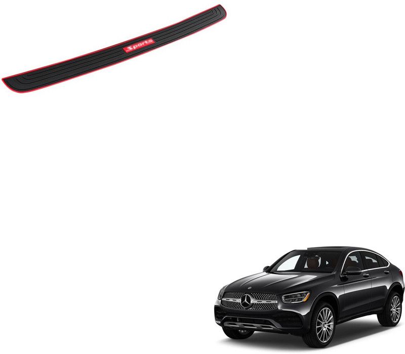 SEMAPHORE Rubber Car Bumper Guard  (Black, Red, Pack of 1, Mercedes Benz, GL-Class)