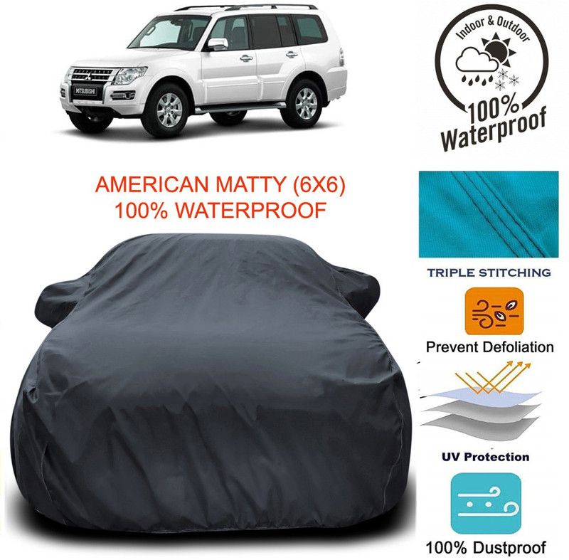 Dvis Car Cover For Mitsubishi Montero (With Mirror Pockets)  (Grey)
