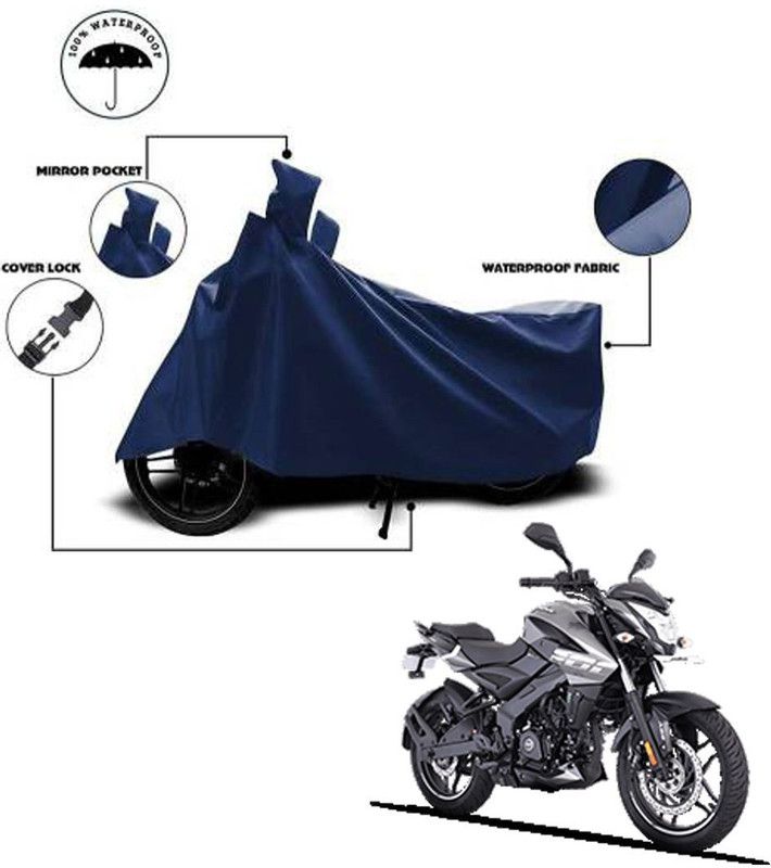Aamaya Store Two Wheeler Cover for Bajaj  (Pulsar 200 BS6, Blue)