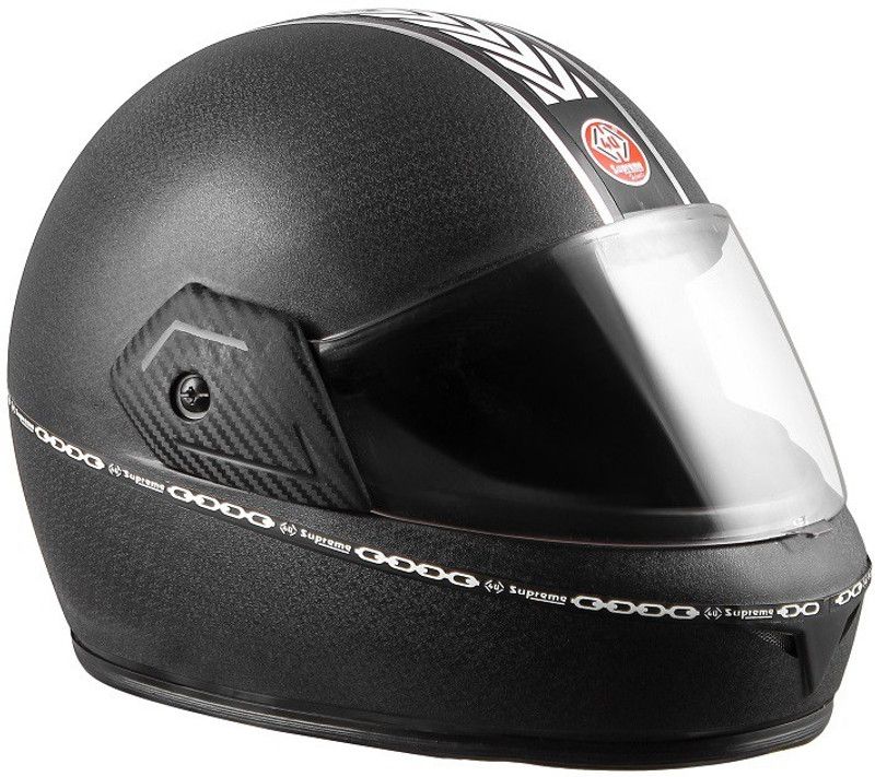 4U SUPREME SUPER EXPO-AERO Full Face ISI Marked 100% ABS with Unbreakable Visor Bike Helmet Motorbike Helmet  (Black)