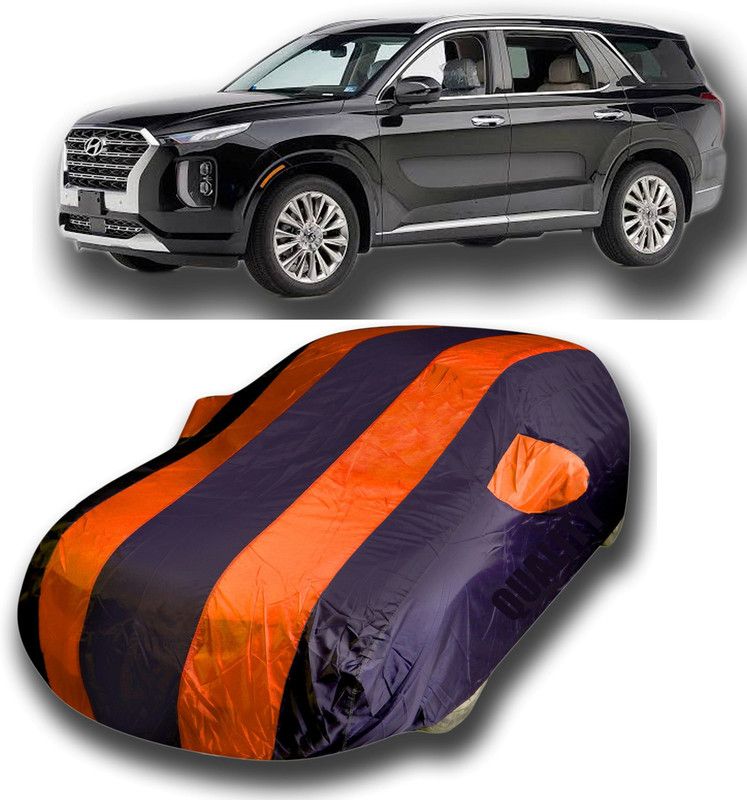 SanginiSang Car Cover For Hyundai Palisade (With Mirror Pockets)  (Orange)