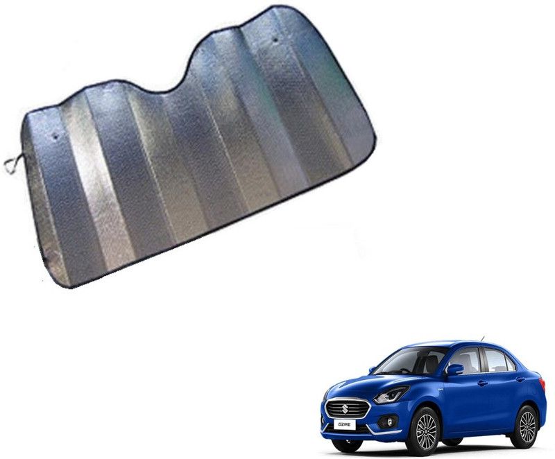 MOCKHE Dashboard Sun Shade For Maruti Suzuki New Dzire  (Silver)