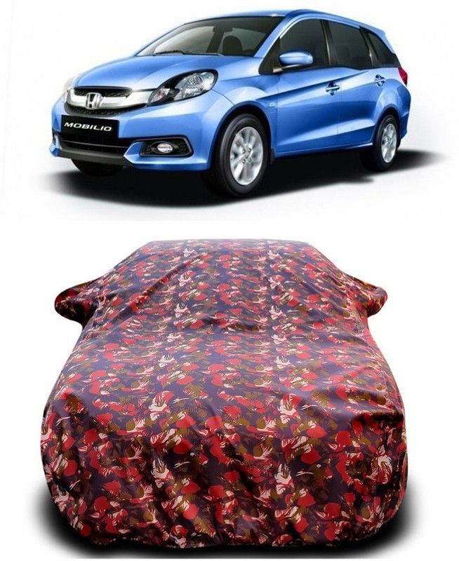 Genipap Car Cover For Honda Mobilio (With Mirror Pockets)  (Multicolor)