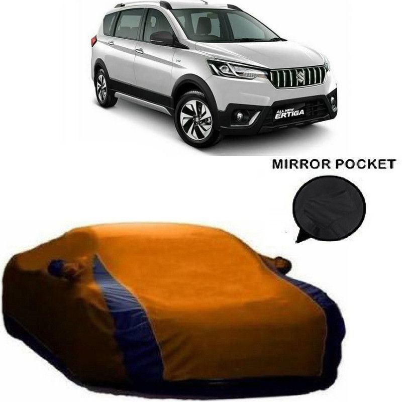 Ascension Car Cover For Maruti Suzuki Ertiga (With Mirror Pockets)  (Orange)
