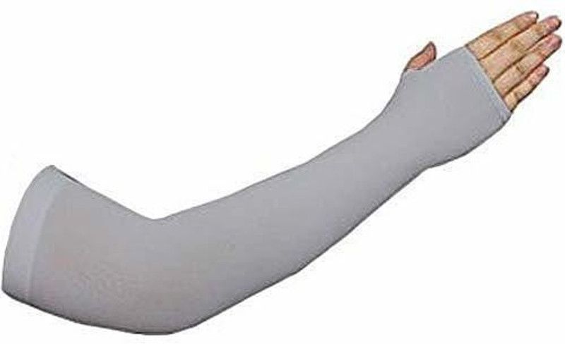 TruFlair Cotton Arm Sleeve For Boys & Girls  (Free, Grey)