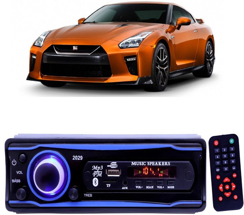 Purpleheart Blue 2029 USB/AUX/SD/BLUETOOTH/FM/MP3 BOOM MASTER STANDARD- P438 Car Stereo  (Single Din)
