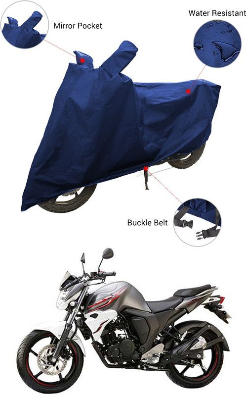 SS FOR YOUR SMART NEEDS Two Wheeler Cover for Yamaha  (FZ S FI (V 2.0) BS6, Blue)