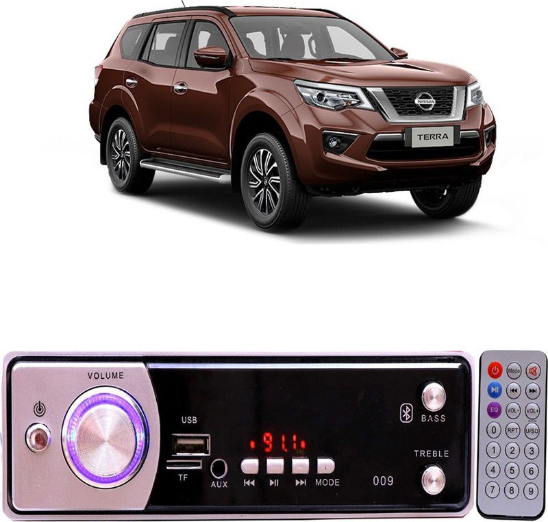 Purpleheart Silver009 BLUETOOTH/USB/SD/AUX/FM/MP3 Car Stereo ( Single Din) P-453 Car Stereo  (Single Din)