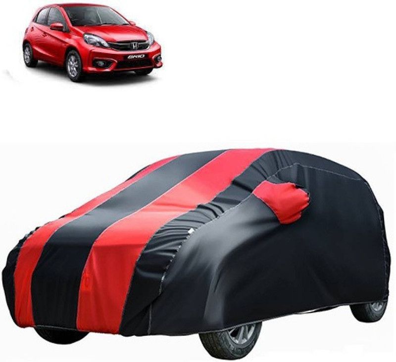 Gargi Traders Car Cover For Honda Brio (Without Mirror Pockets)  (Multicolor)